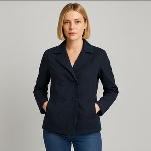 Marina Yachting Women’s Navy Double-Breasted Peacoat Size 42 L